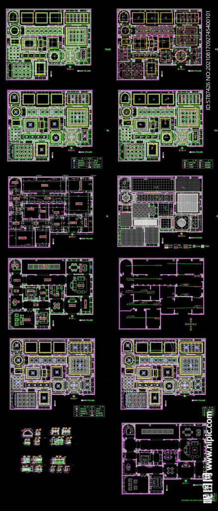 展厅基础施工图 