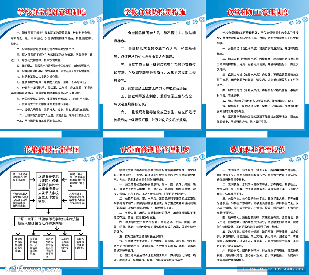 学校食堂各项管理制度