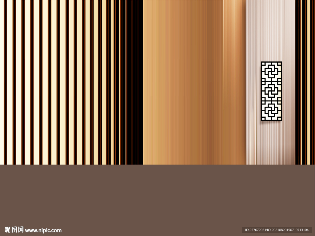 新中式房地产海报家居背景简约