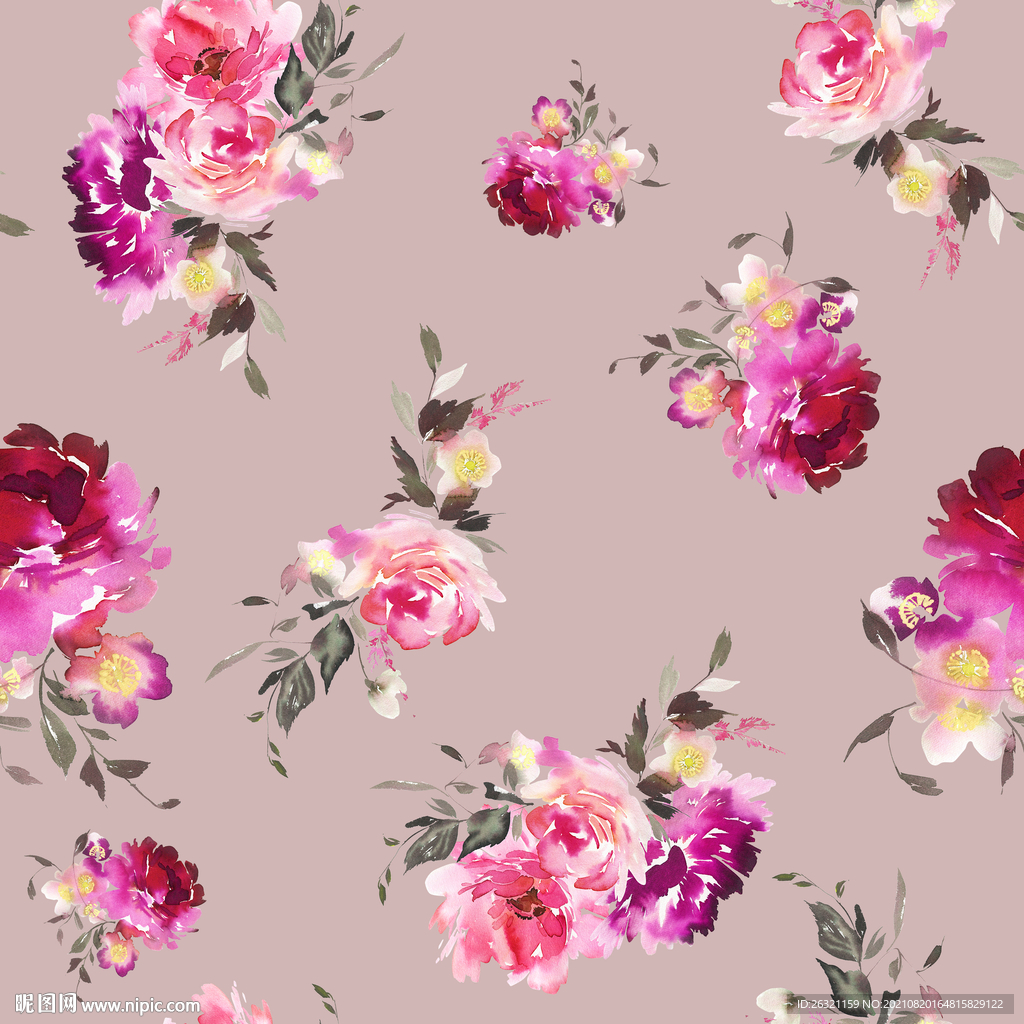 手绘花 花朵 大牌 