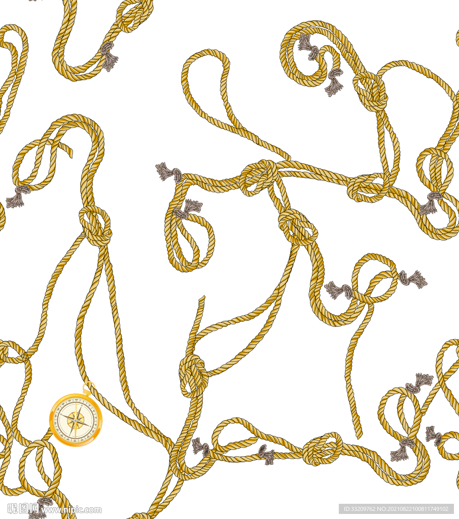 锁链 绳子 大牌男装  几何图