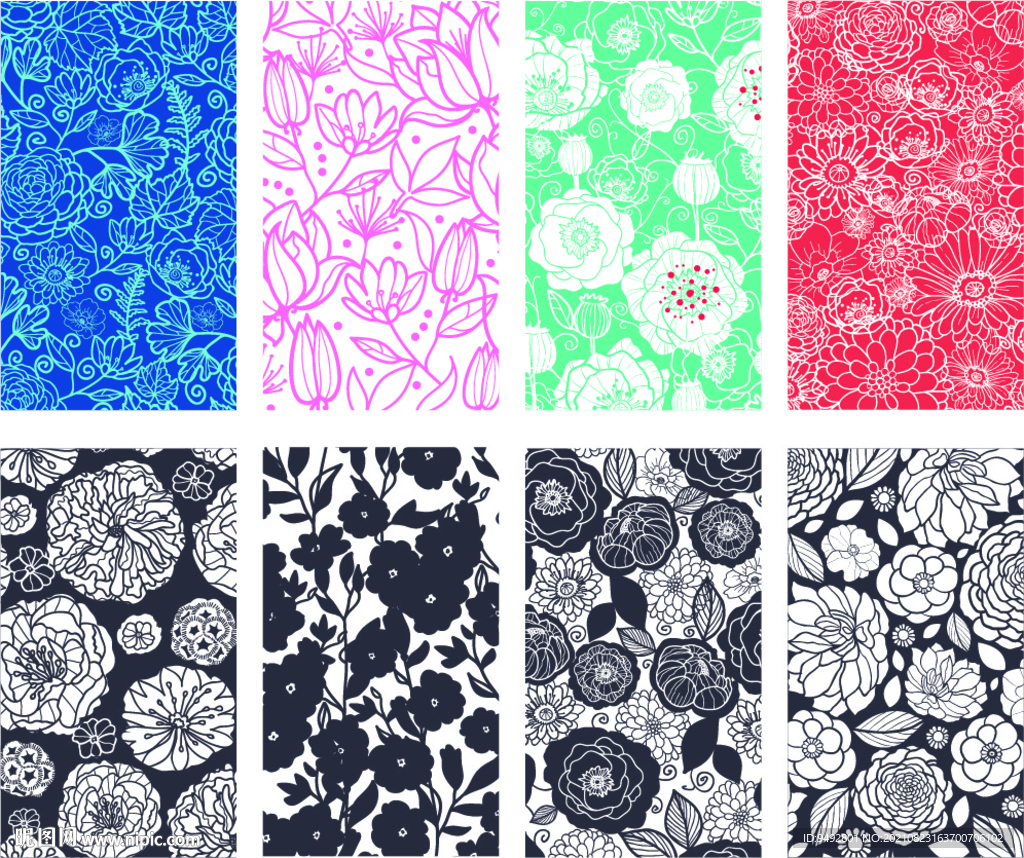 背景  四方连续  底纹 花纹