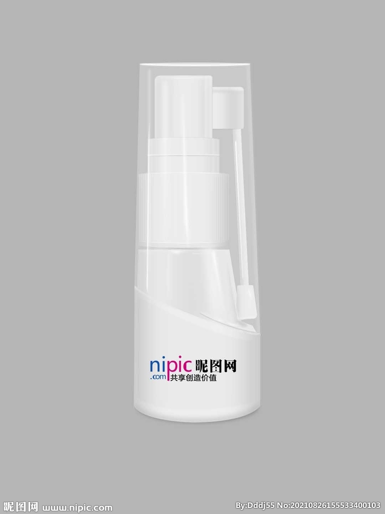 象鼻喷雾瓶子分层高清分层图图片