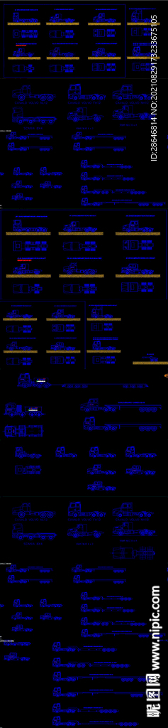 重型机械车辆CAD图库