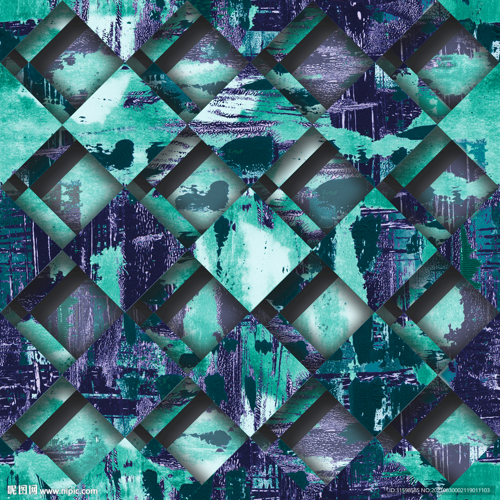 抽象 扎染 数码 