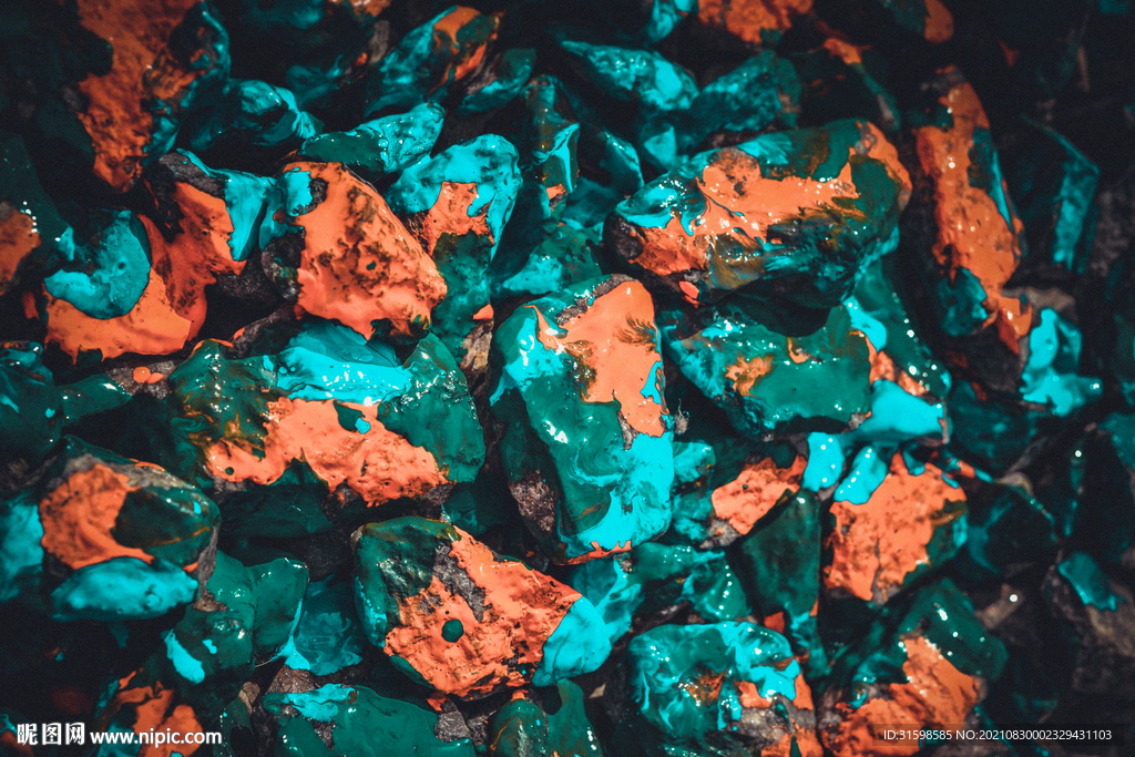 抽象 数码印花 扎染