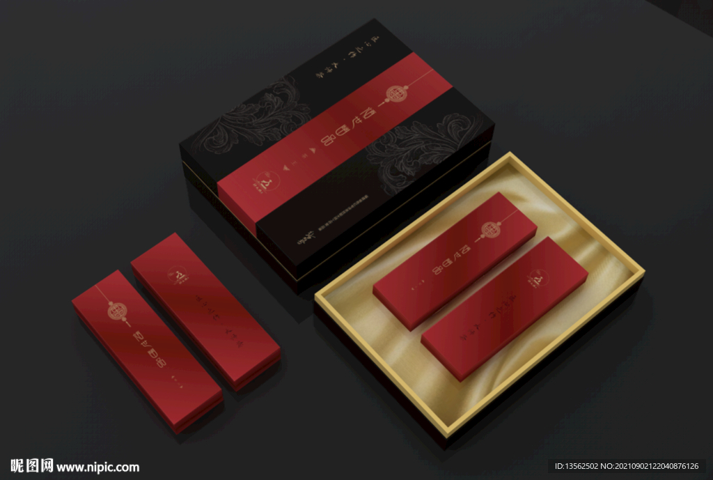 茶叶礼盒 平面图