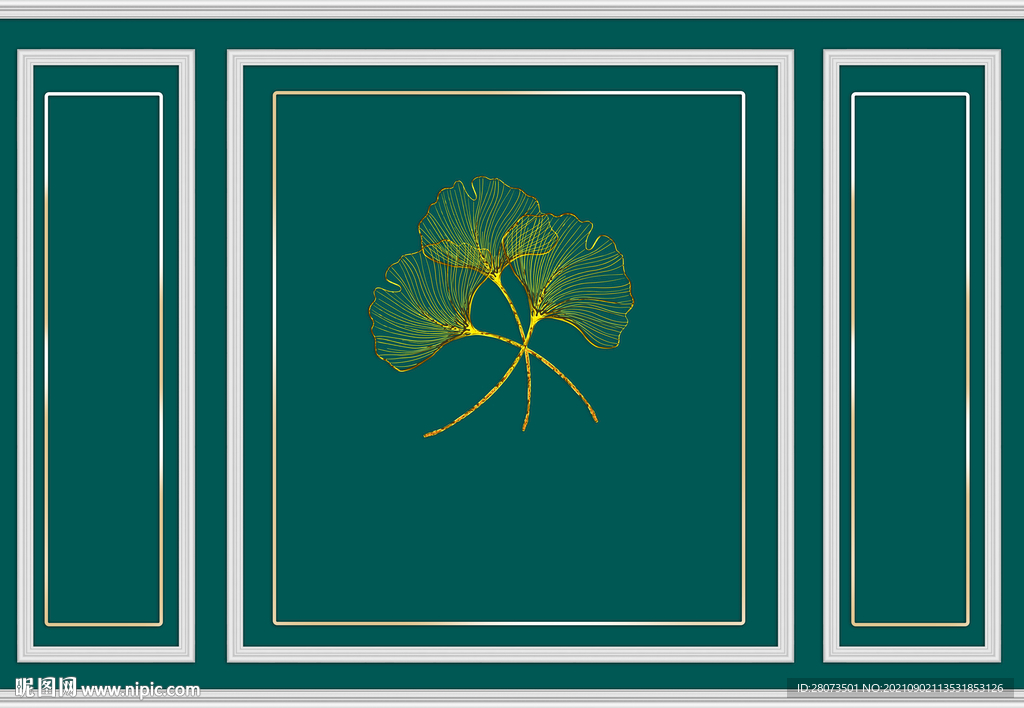 简约石膏线欧式浮雕3d背景墙