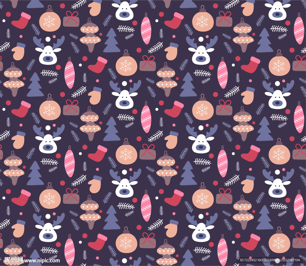圣诞节图案底纹