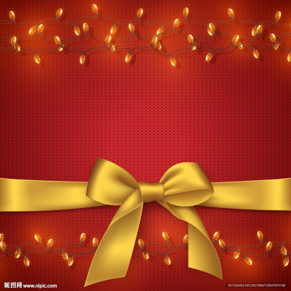 红色圣诞主题背景