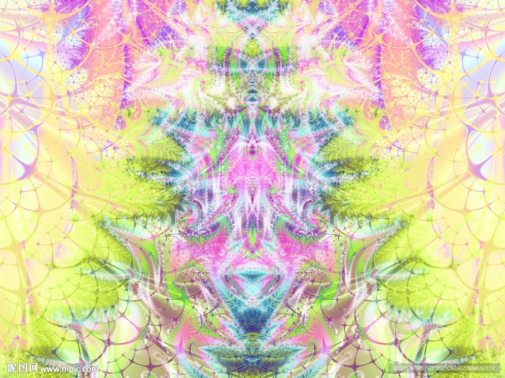 大牌 抽象 扎染