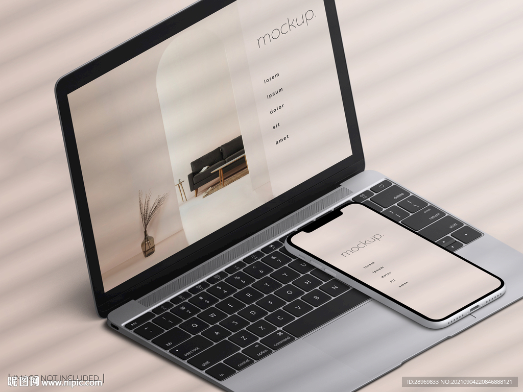 电脑平板手机界面样机