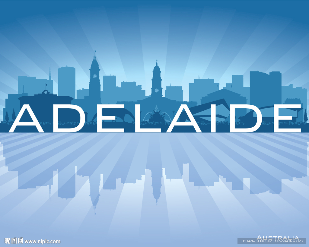 澳大利亚城市剪影