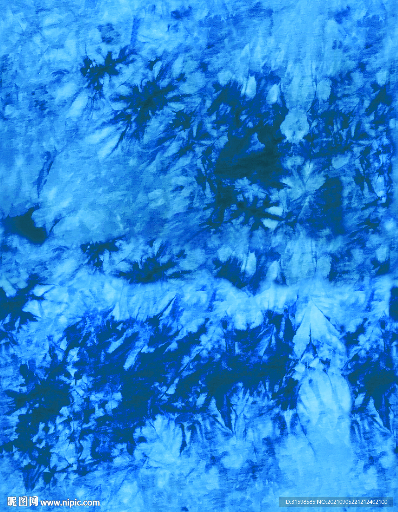 大牌 抽象 扎染