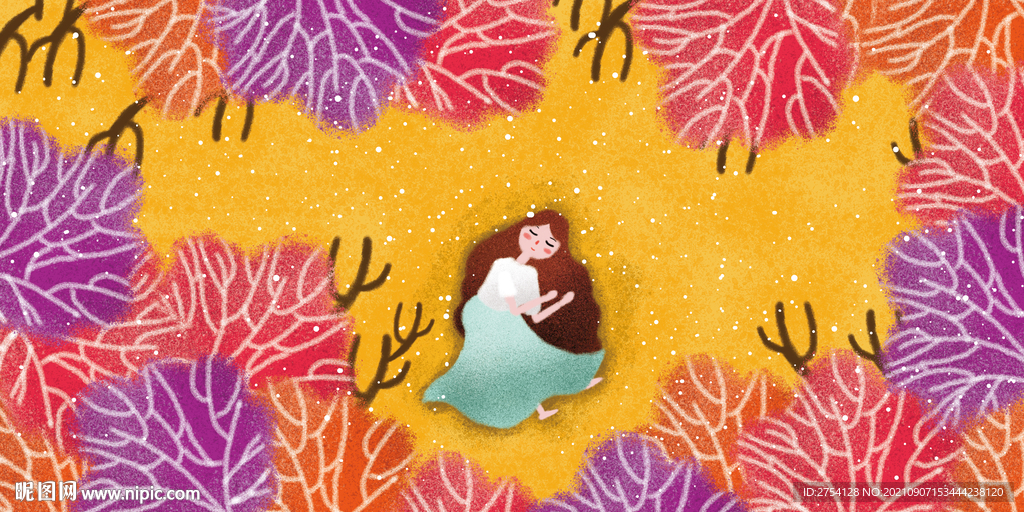 晶瓷画 抽象画 女孩