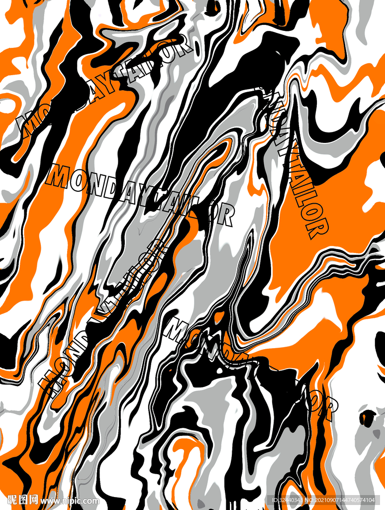 大牌  几何花  字母  