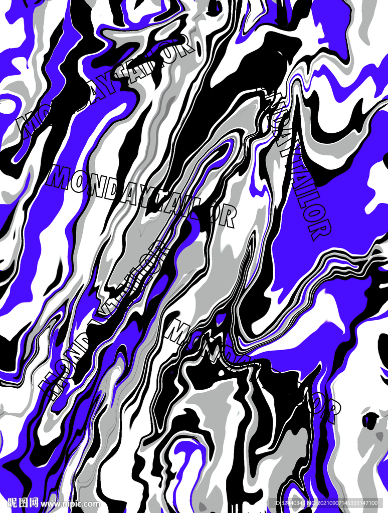 大牌  几何花  字母  