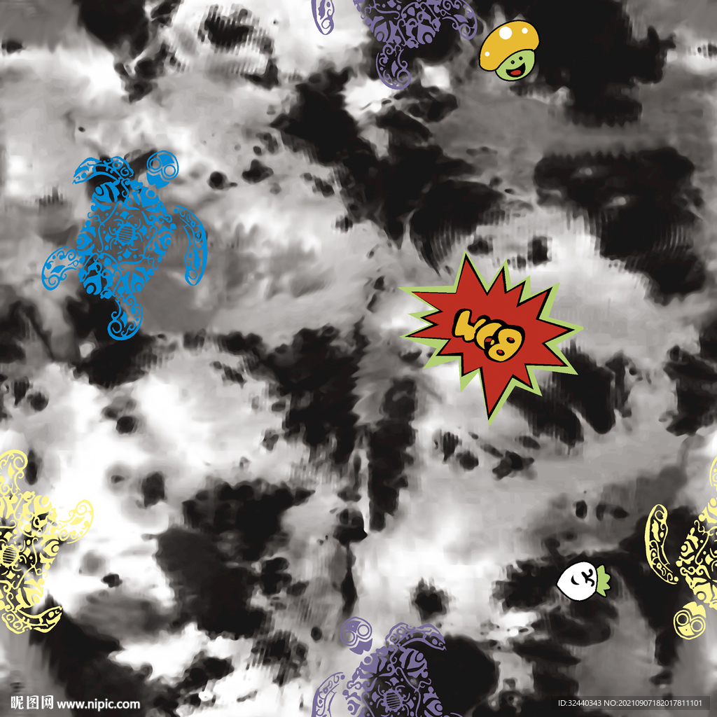 大牌  卡通     数码印花