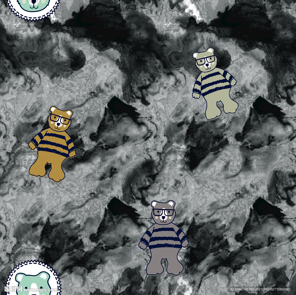 大牌  卡通     数码印花