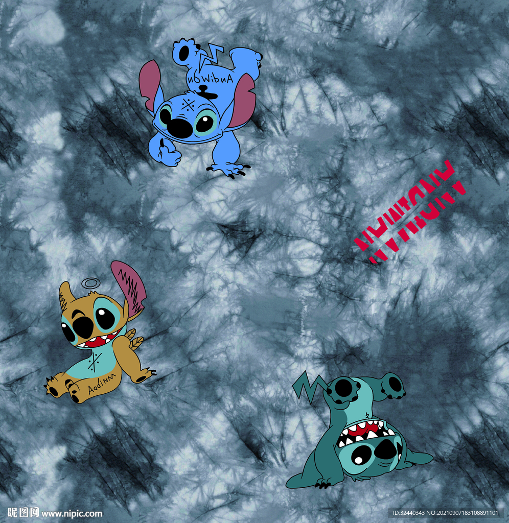 大牌  卡通     数码印花