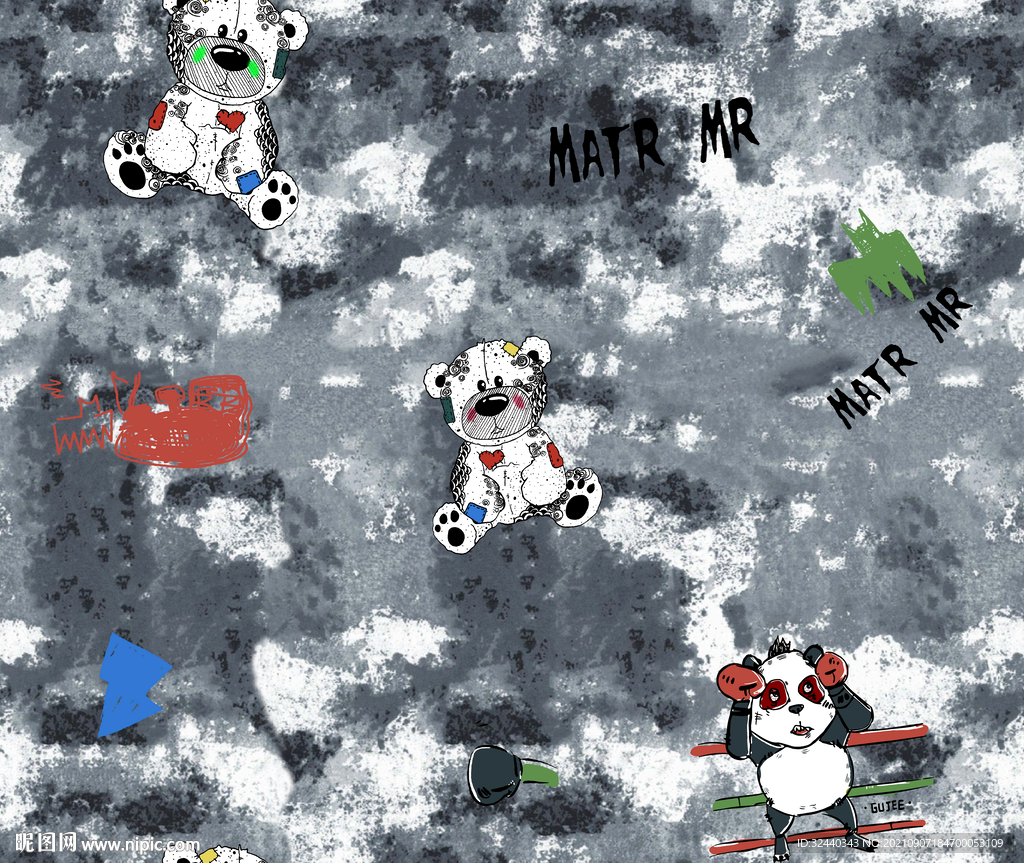 大牌  卡通     数码印花