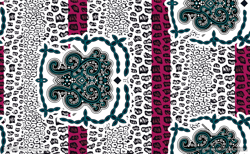 民族风数码印花