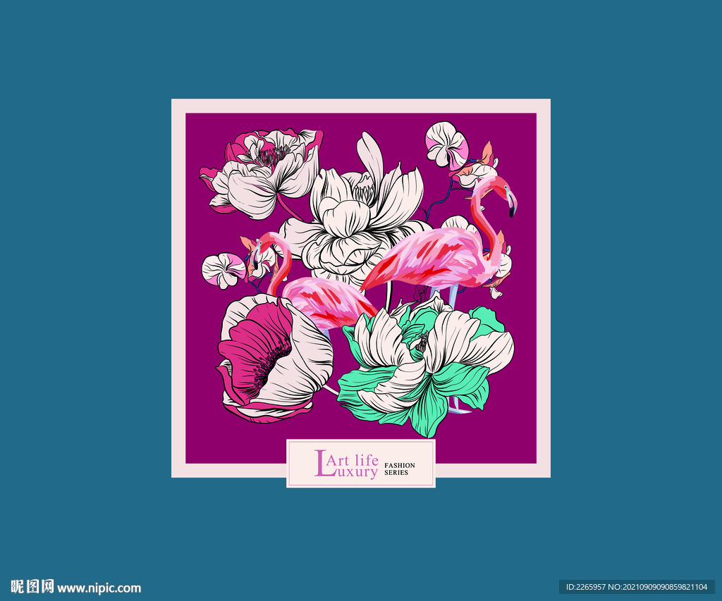 家纺被子包装  展开平面图