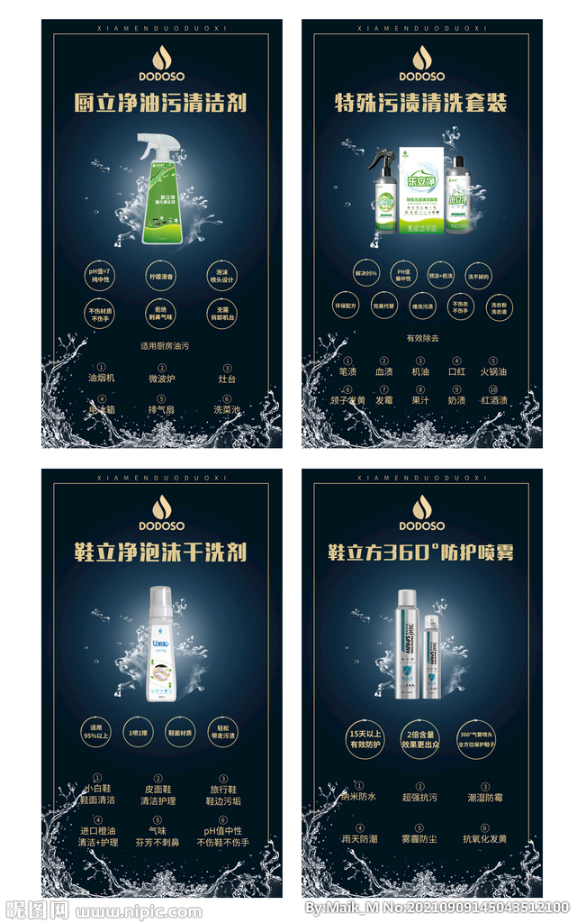 清洁套装宣传海报