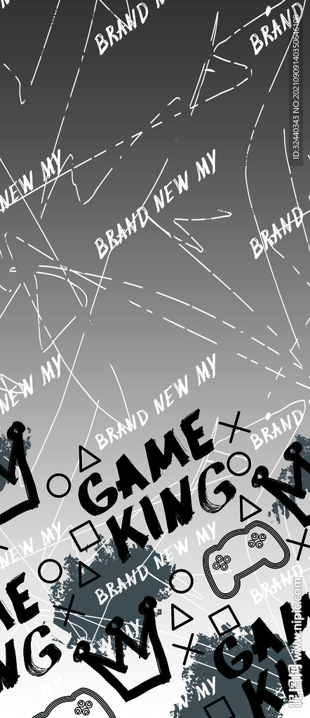 大牌  定位花  字母  