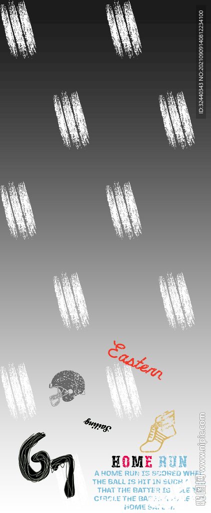 大牌  定位花  字母  渐变