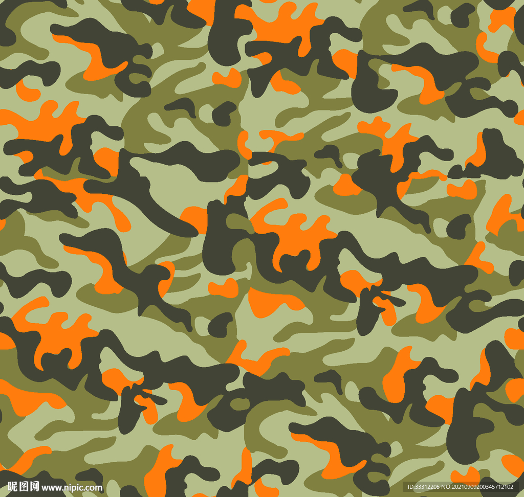 迷彩 几何图案 男装     