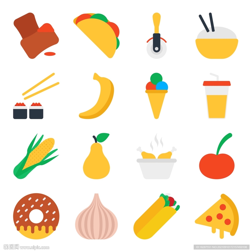 食物相关图标