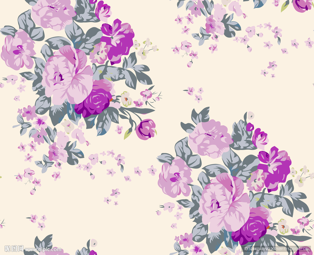 大牌   小碎花  花朵