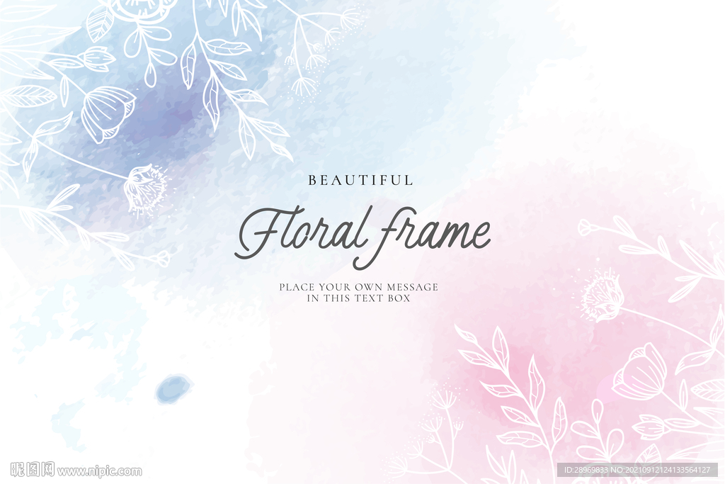 唯美简约婚礼背景图