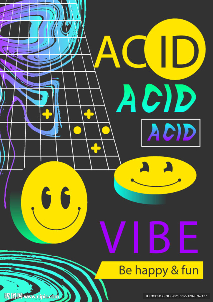 孟菲斯卡通海报