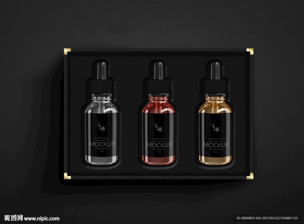 高端精油包装样机