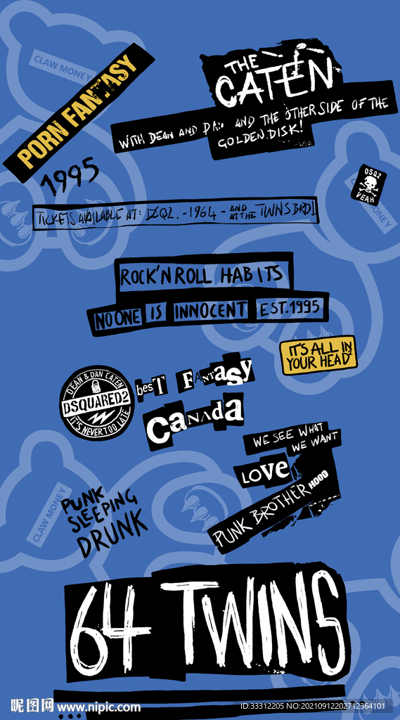 字母 潮牌  抽象 女装 大牌