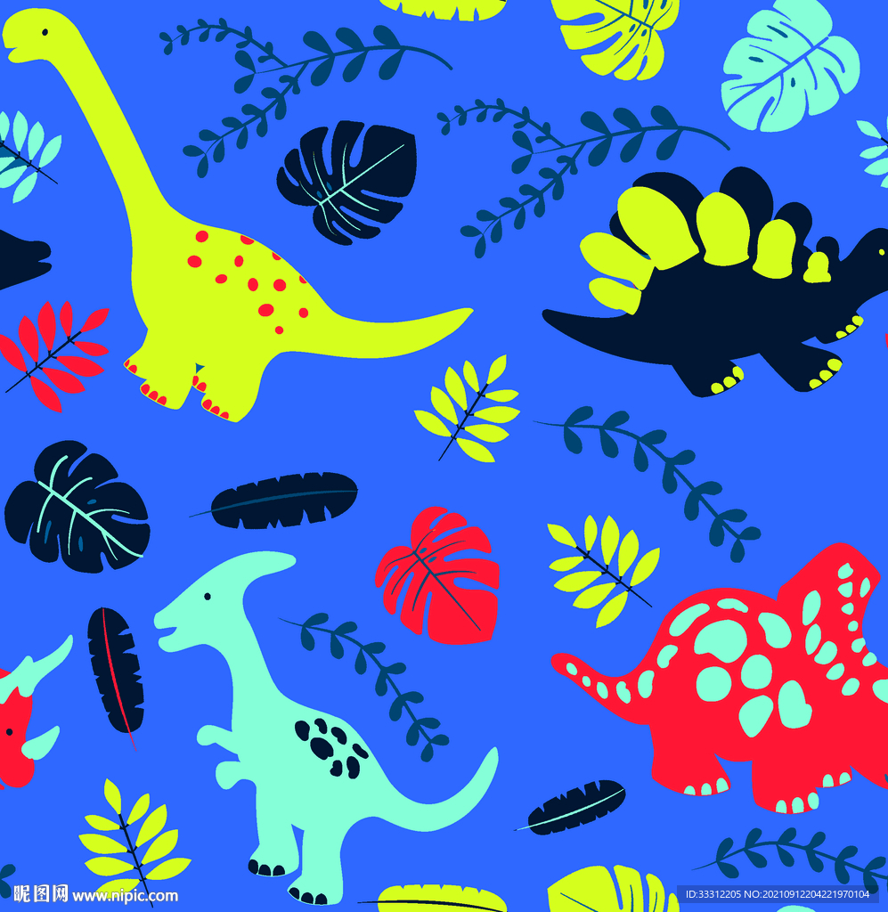 恐龙 汽车 卡通 童装    