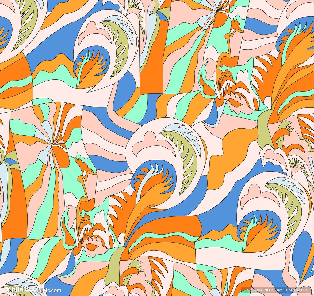 大牌  方巾 数码印花