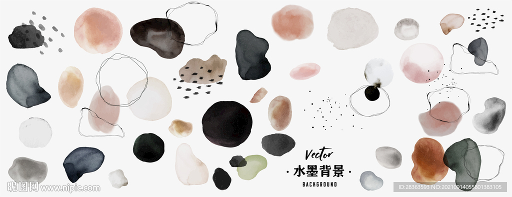 水墨背景设计素材