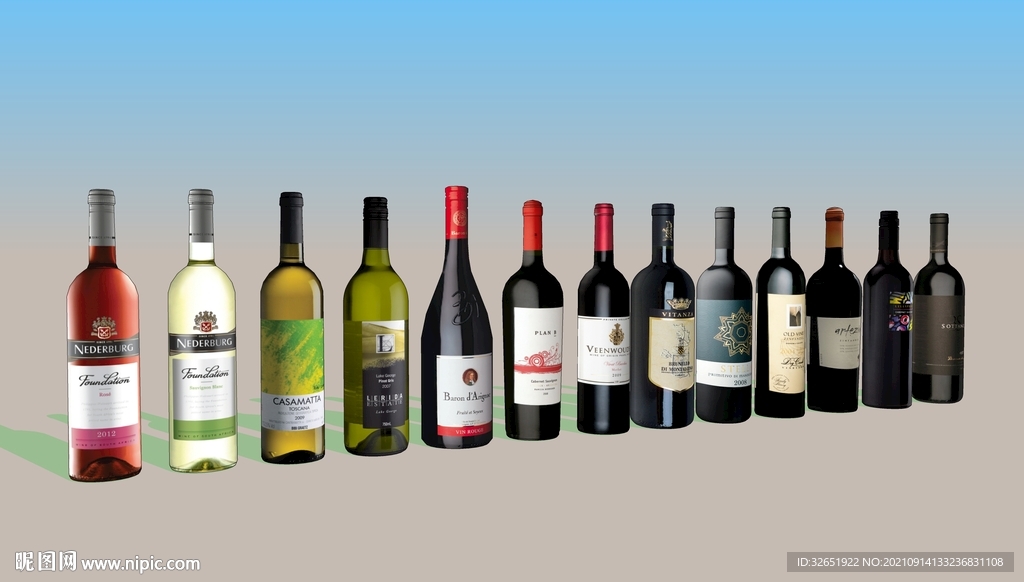 葡萄酒瓶su模型