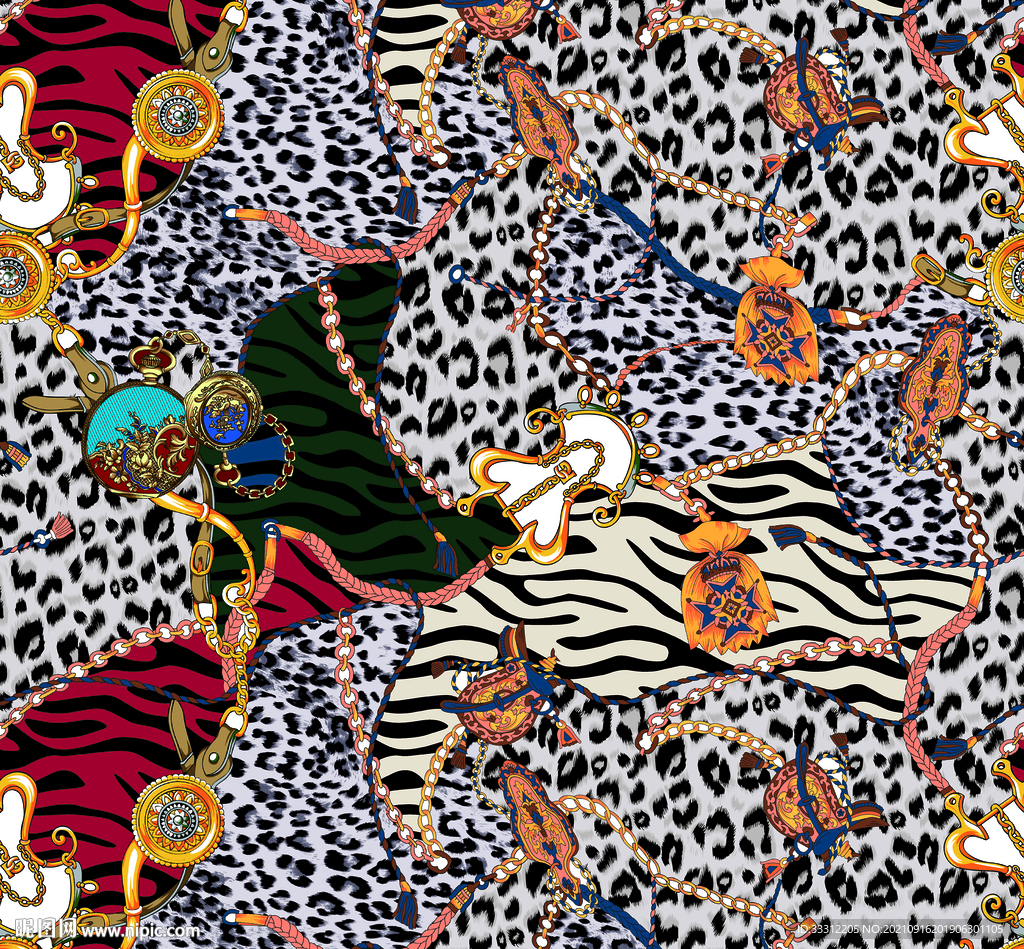 豹纹    大牌  女装 底纹