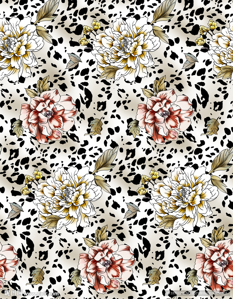 豹纹  花卉   大牌  女装