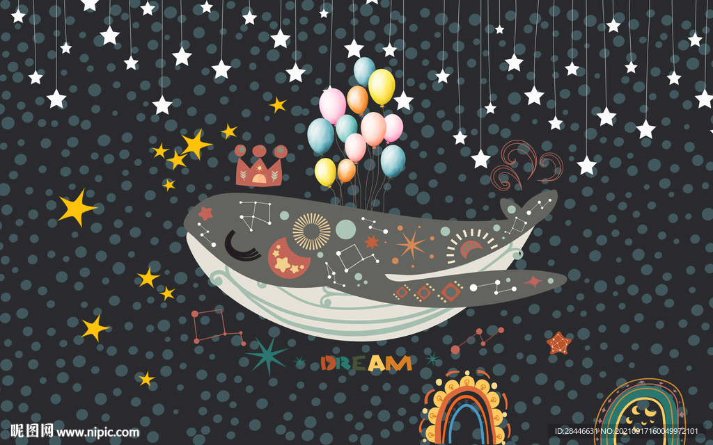 儿童房墙纸壁纸壁画壁布