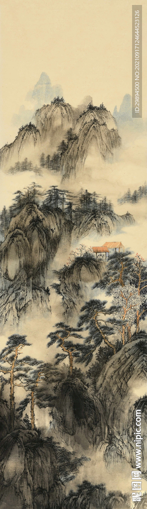 古典山水水墨中式装饰画