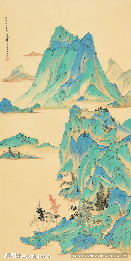 古典山水水墨中式装饰画