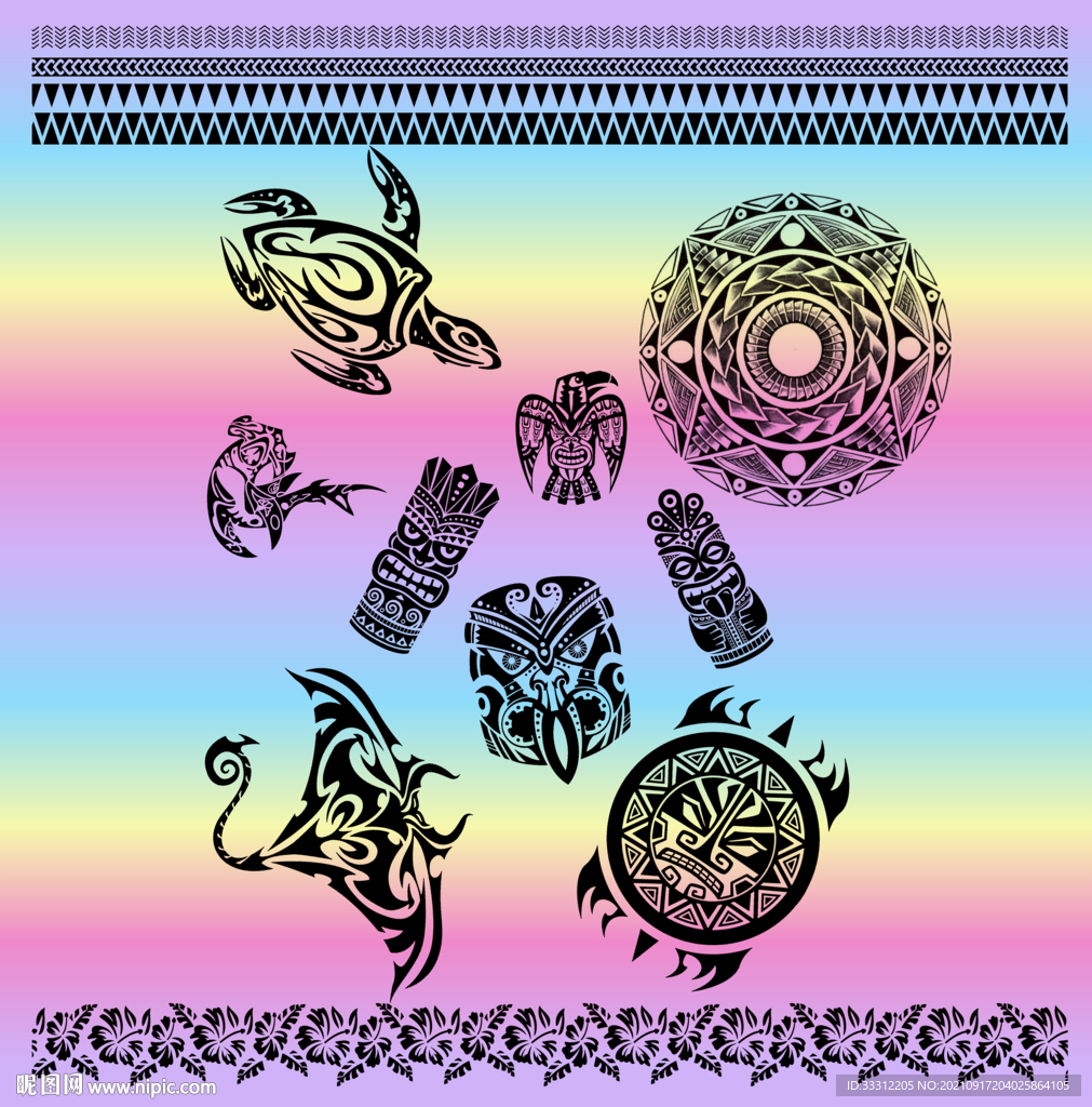 腰果花 潮牌 民族风  扎染