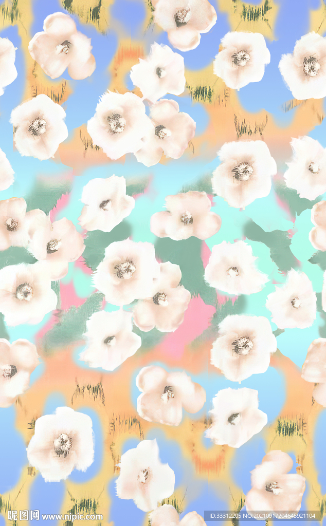 花卉 叶子 大牌女装     