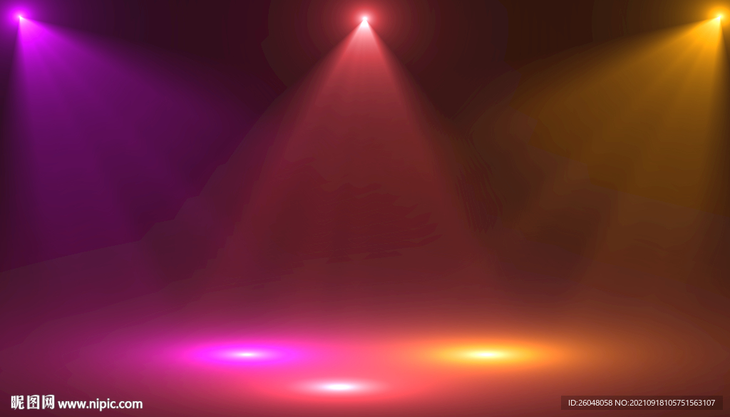 灯光舞台海报素材背景