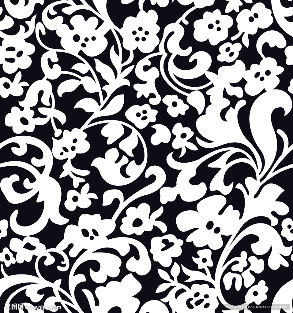 乱花 底纹 叶子 大牌女装  